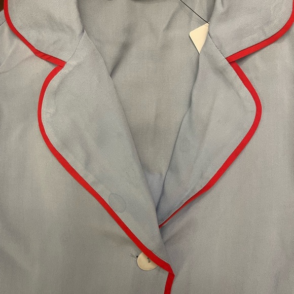 Sleeper Party Pajama Shirt with Feathers in Blue size - S SOLD OUT EVERYWHERE - Picture 8 of 8